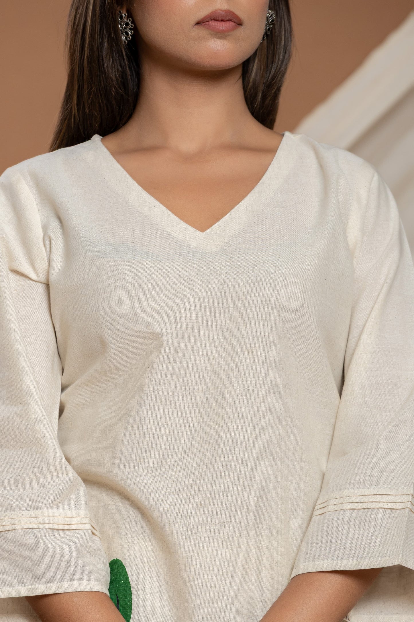 Palm Serenity Cotton Co-Ord Set for Summer