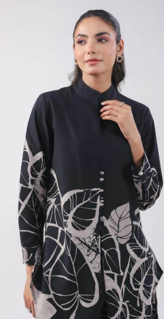 Women Black Hot Upcoming Summer Cotton Co-Ord Set