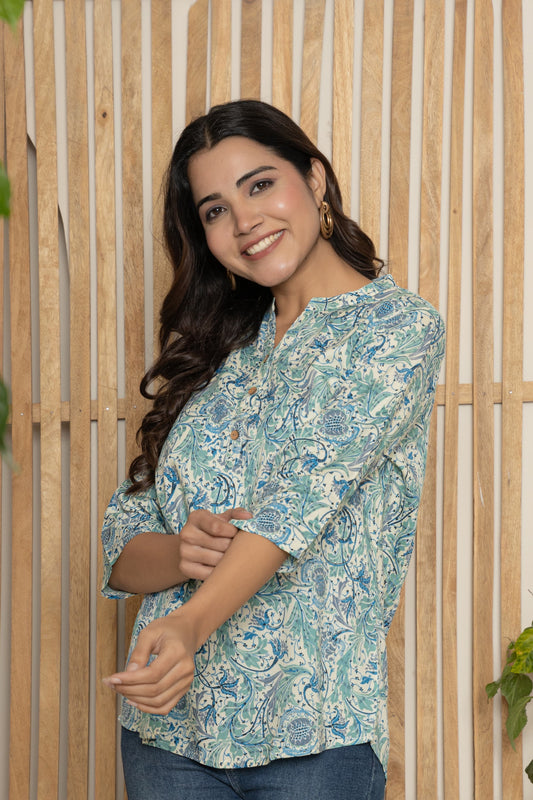 COTTON FANCY DAILY WEAR SHORT TOP TUNIC