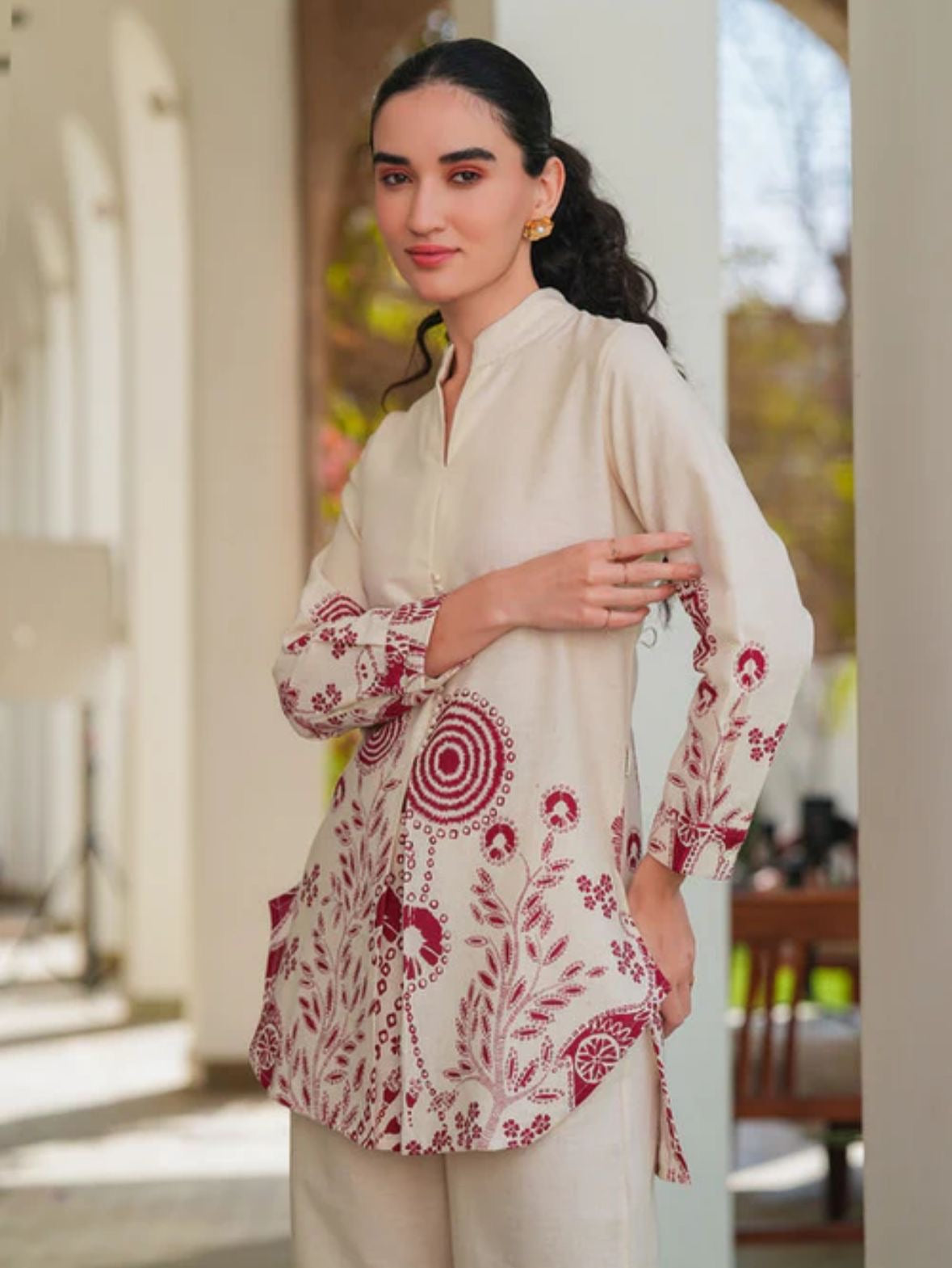 FLORAL SPIRAL SUMMER CO-ORD SET
