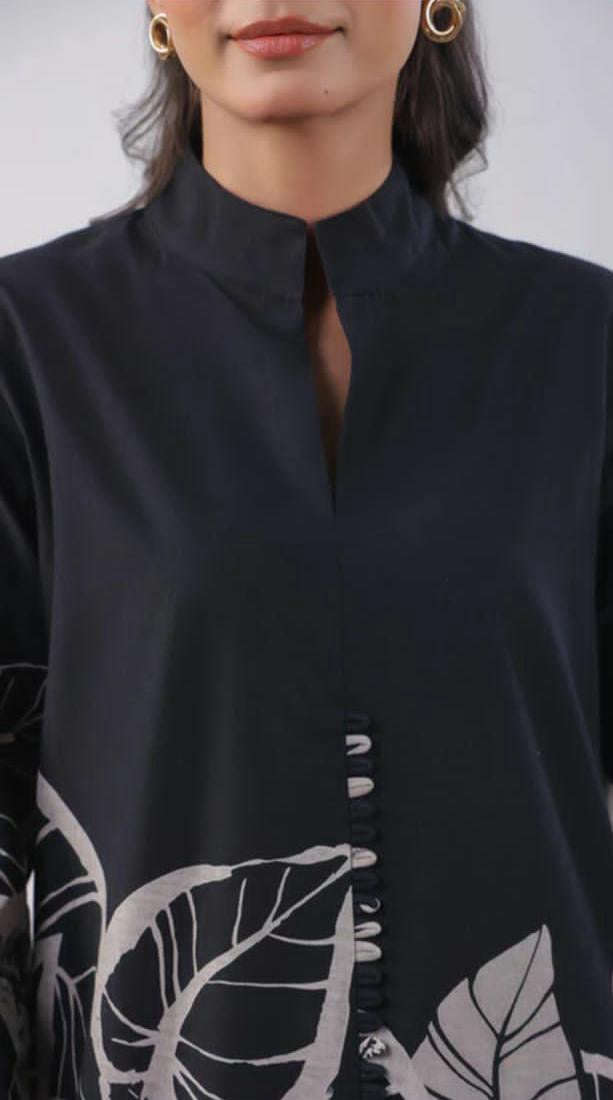 Women Black Hot Upcoming Summer Cotton Co-Ord Set