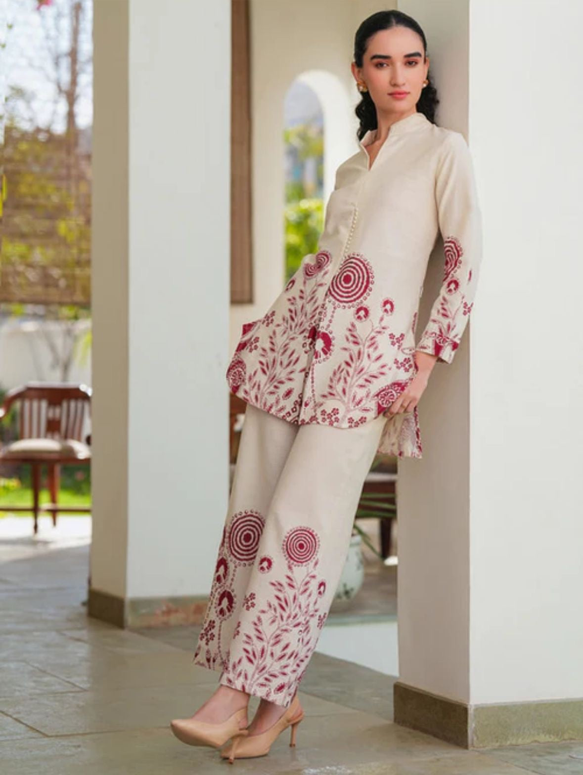 FLORAL SPIRAL SUMMER CO-ORD SET