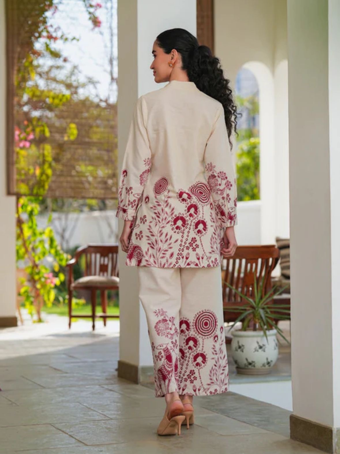 FLORAL SPIRAL SUMMER CO-ORD SET