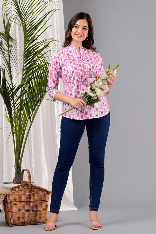 Short Kurti Tunic Ethnic Wear for Women and Girls