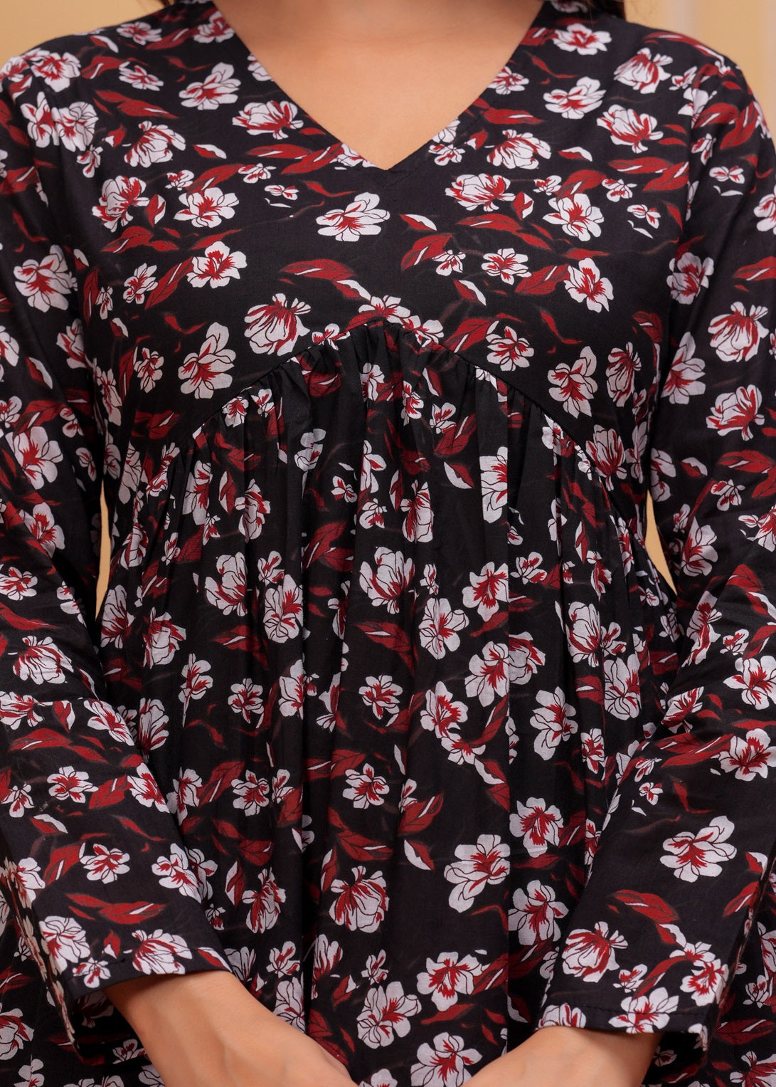 Black Buti Summer Top