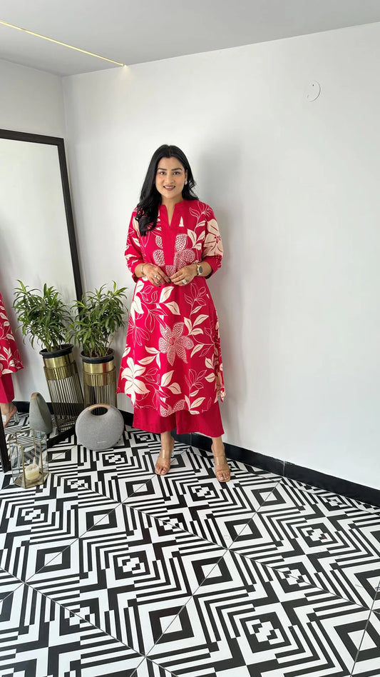Aster Pink Kurta Pants