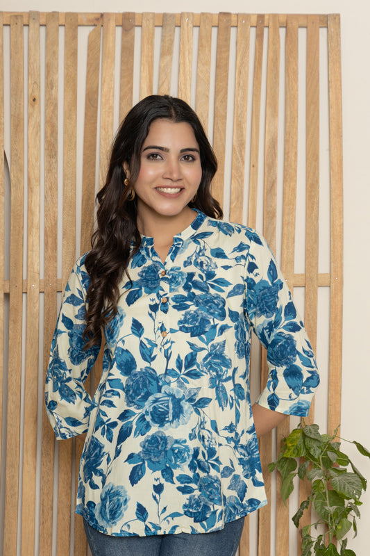 COTTON FANCY DAILY WEAR SHORT TOP TUNIC